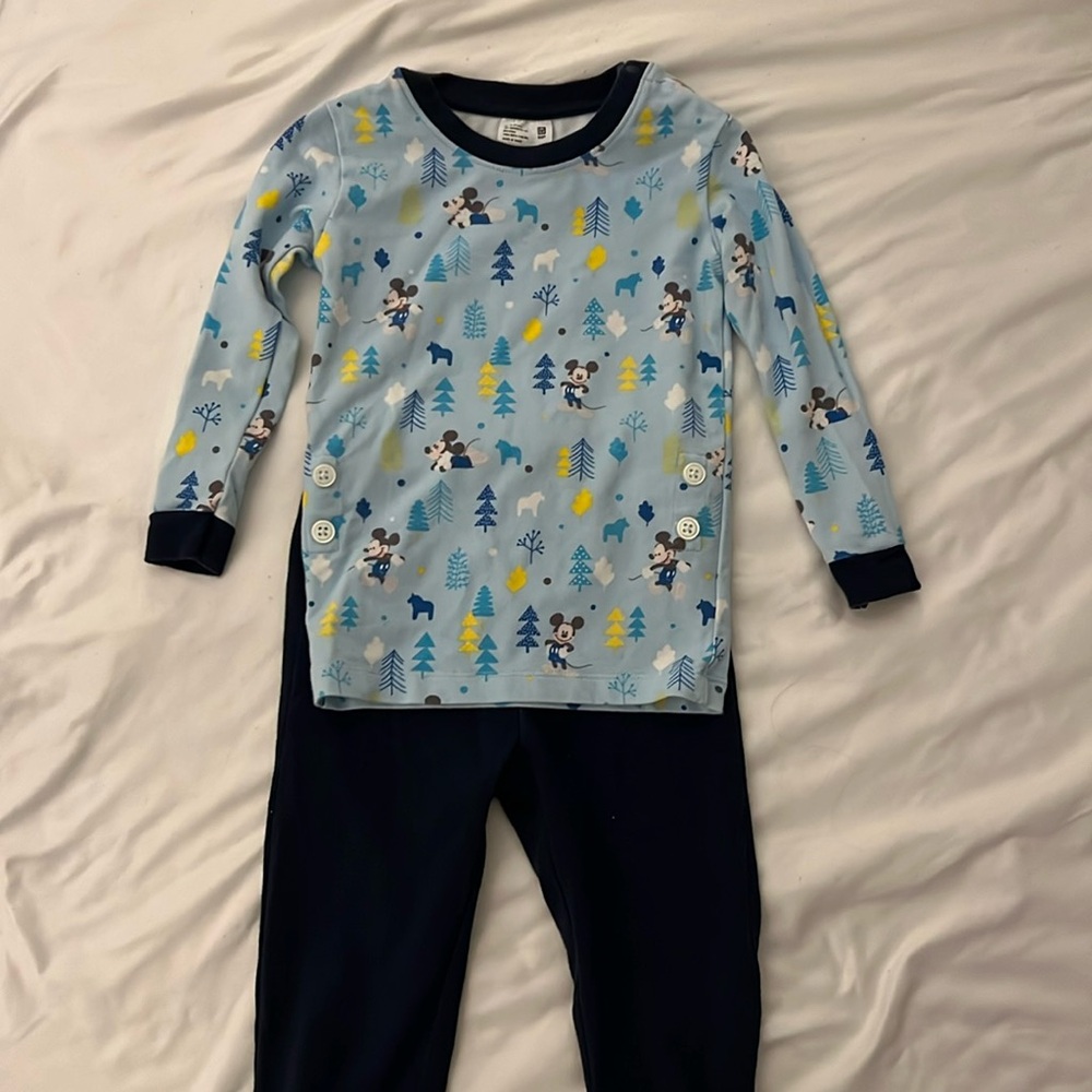 Toddler Mickey Mouse Pajamas Uniqlo 18-24 months